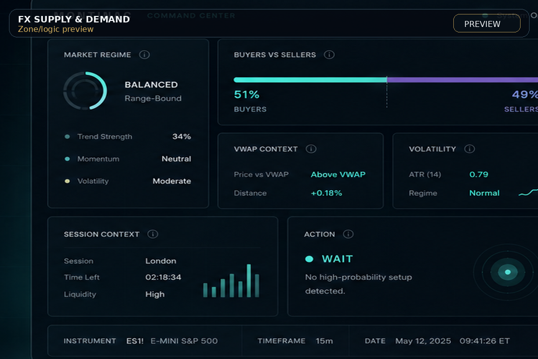 Montinac FX Supply & Demand Engine preview image